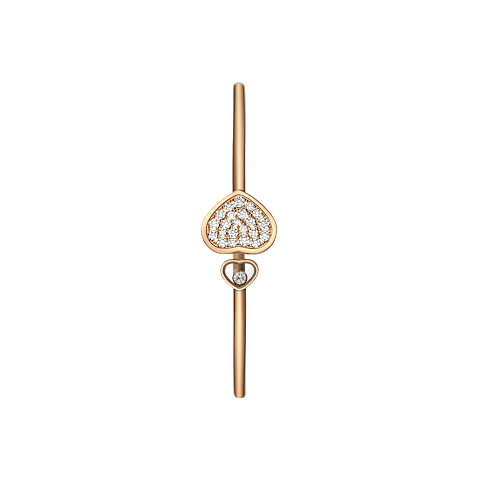 放大 {0}Chopard - 钻石 手链 Happy Hearts @857482-5900      侧面视图
