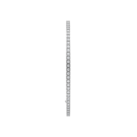 Enlarge {0}Chopard - Diamond Bracelet Ice Cube @857702-1012      side view