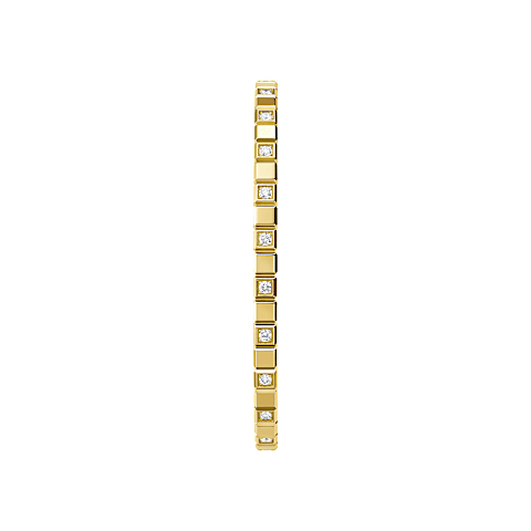 Ingrandisci {0}Chopard - Bracciale Diamanti Ice Cube @858350-0004      Vista laterale