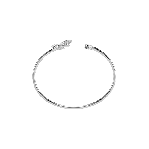Enlarge {0}Chopard - Diamond Bracelet Happy Butterfly X Mariah Carey @858536-1002   flat and open back view