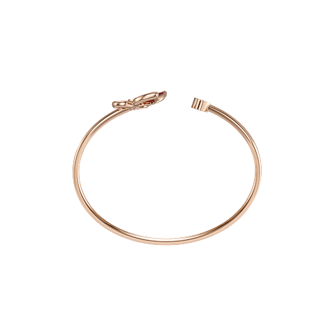 تكبير {0}Chopard - سوار هابي باترفلاي وماريا كاري @858599-5002   عرض خلفي مسطح ومفتوح