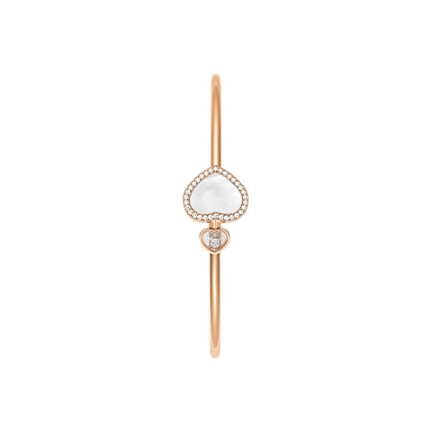 Ampliar {0}Chopard - Pulsera Diamantes Happy Hearts @85A074-5300      Vista lateral