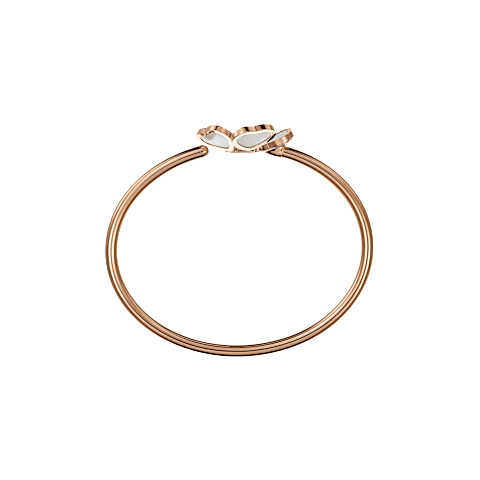 Enlarge {0}Chopard - Bracelet Happy Hearts Flowers @85A085-5300      side view