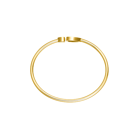 拡大 {0}Chopard - ブレスレット ハッピーハート @85A107-0920      側面図