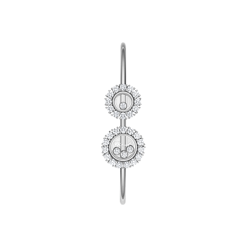Enlarge {0}Chopard - Diamond Bracelet Happy Diamonds Icons Joaillerie @85A608-1000      side view
