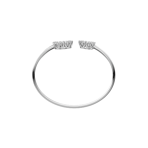 Enlarge {0}Chopard - Diamond Bracelet Happy Diamonds Icons Joaillerie @85A608-1000      side view