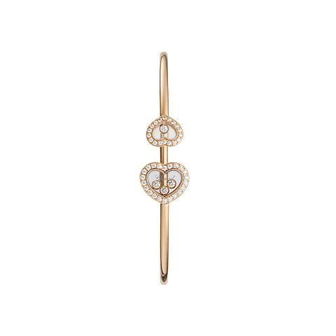 放大 {0}Chopard - 钻石 手链 Happy Diamonds Icons @85A614-5200      侧面视图