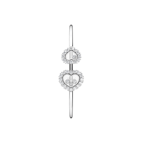 Enlarge {0}Chopard - Diamond Bracelet Happy Diamonds Icons Joaillerie @85A615-1000      side view