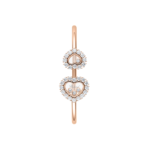 放大 {0}Chopard - 钻石 手链 Happy Diamonds Icons Joaillerie @85A615-5000     正面视图