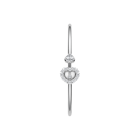 Enlarge {0}Chopard - Diamond Bracelet Happy Diamonds Icons Joaillerie @85A616-1000      side view