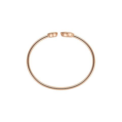 Enlarge {0}Chopard - Bracelet Happy Diamonds Icons @85A618-5000   flat and open back view