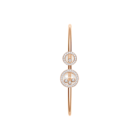 Ingrandisci {0}Chopard - Bracciale Happy Diamonds Icons @85A618-5200      Vista laterale