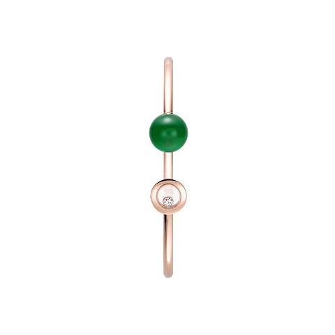 Ingrandisci {0}Chopard - Bracciale Diamanti Happy Diamonds Planet @85A619-5100      Vista laterale