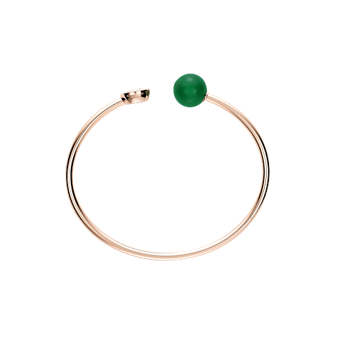 Ingrandisci {0}Chopard - Bracciale Diamanti Happy Diamonds Planet @85A619-5100   Vista posteriore aperta e piatta