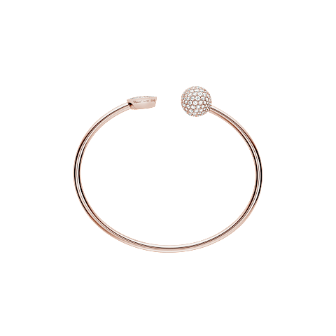 Agrandir {0}Chopard - Bracelet Diamant Happy Diamonds Planet @85A619-5900   Vue arri&egrave;re &agrave; plat ouverte