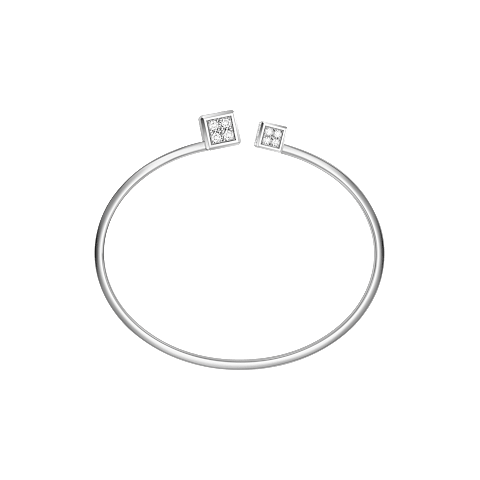 Ampliar {0}Chopard - Pulsera Diamantes Ice Cube Be Cube @85A661-1003      Vista lateral