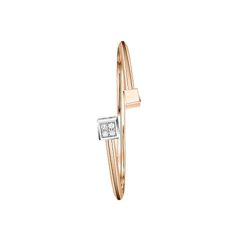 Ampliar {0}Chopard - Pulsera Diamantes Ice Cube Be Cube @85A661-9003      Vista lateral