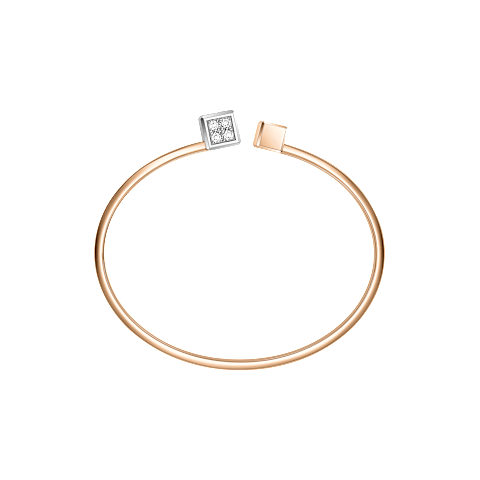 Ampliar {0}Chopard - Pulsera Diamantes Ice Cube Be Cube @85A661-9003      Vista lateral