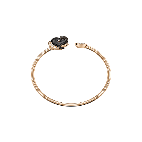 تكبير {0}Chopard - سوار ألماس هابي دايموندز إليفنت @85A689-5200      عرض جانبي