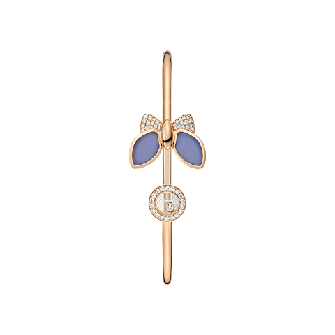 Enlarge {0}Chopard - Diamond Bracelet Happy Diamonds Butterfly @85A690-5200      side view