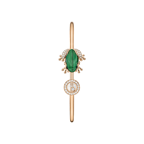 Enlarge {0}Chopard - Diamond Bracelet Happy Diamonds Frog @85A691-5200      side view