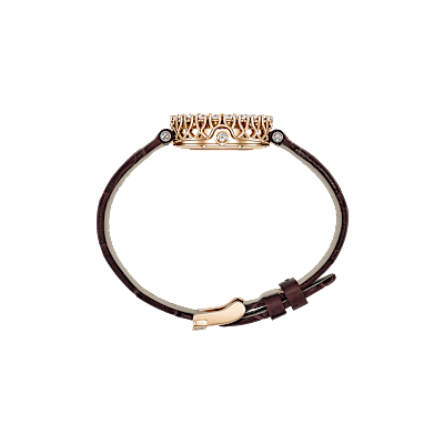 Chopard ルール ドゥ ディアマン レディース - ダイヤモンド ウォッチ   側面図