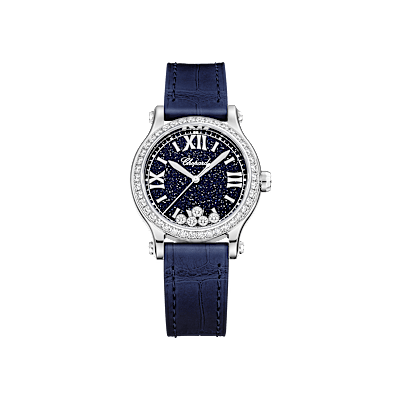 Chopard Happy Sport Women diamond watch FRONT