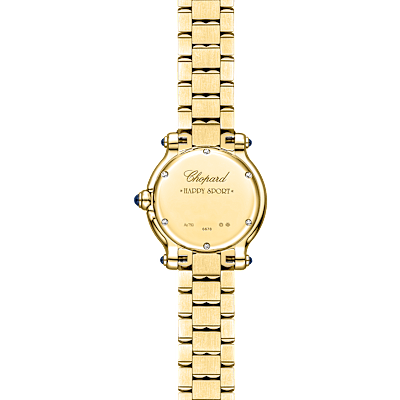 Chopard Happy Sport Women Diamond Watch  Back view