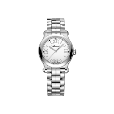 Chopard Happy Sport Women diamond watch FRONT