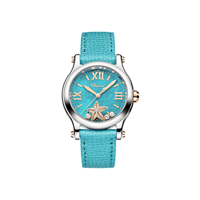 Chopard Happy Sport Women Diamond Watch Front view