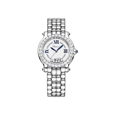 Chopard Happy Sport Unisex Diamond Watch Front view