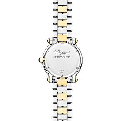 Chopard Happy Sport Unisex Diamond Watch  Back view