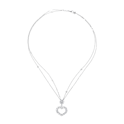 Chopard - ダイヤモンド ペンダント ルール・ドゥ・ディアマン 799070-1001   平置き閉じた曲線ビュー