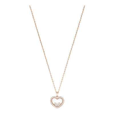 Chopard - Diamond Pendant Happy Diamonds Icons 79A193-5201 front view