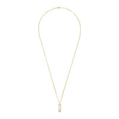 Chopard - Diamond Pendant Happy Diamonds Icons 79A202-0001   laid flat closed and curved view