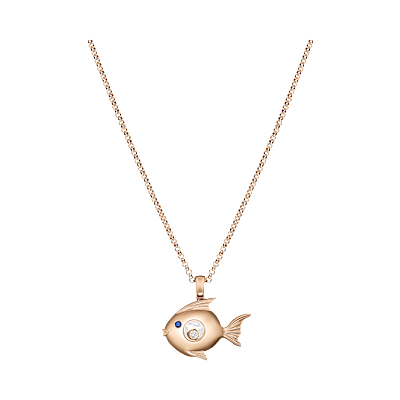 Chopard - Diamond Pendant Happy Diamonds Fish 79A205-5001 front view
