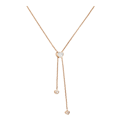 Chopard - Diamond Necklace Happy Hearts 81A148-5301  3/4 view