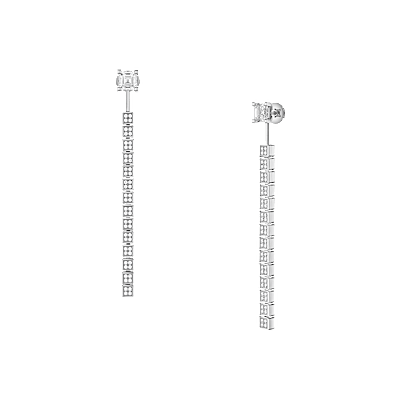 Chopard Diamond earrings Ice Cube 830243-1001 3/4 view