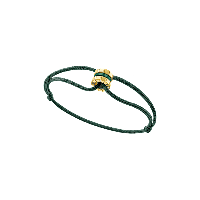 Chopard - Bracelet Ice Cube Green HyCeram&reg; Bracelet 857005-9003 fastened in a loop with the buckle view