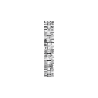 Chopard Diamond Bracelet Ice Cube 858885-1001 3/4 view