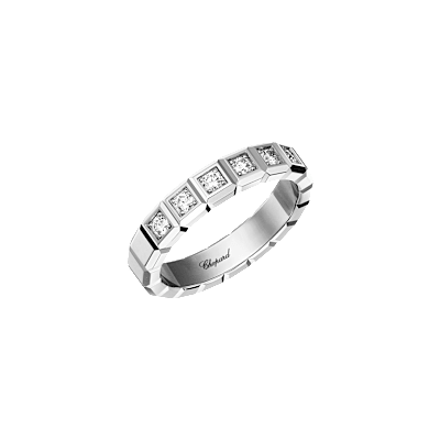 Chopard Diamond Ring Ice Cube @829834-1039 3/4 view