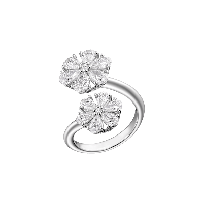 Chopard - ダイヤモンド リング ルール・ドゥ・ディアマン @82A065-1000 3/4ビュー