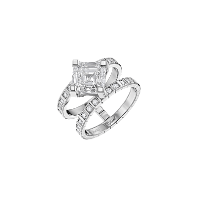 Chopard  Ring Ice Cube  @82A599-1001 3/4 view
