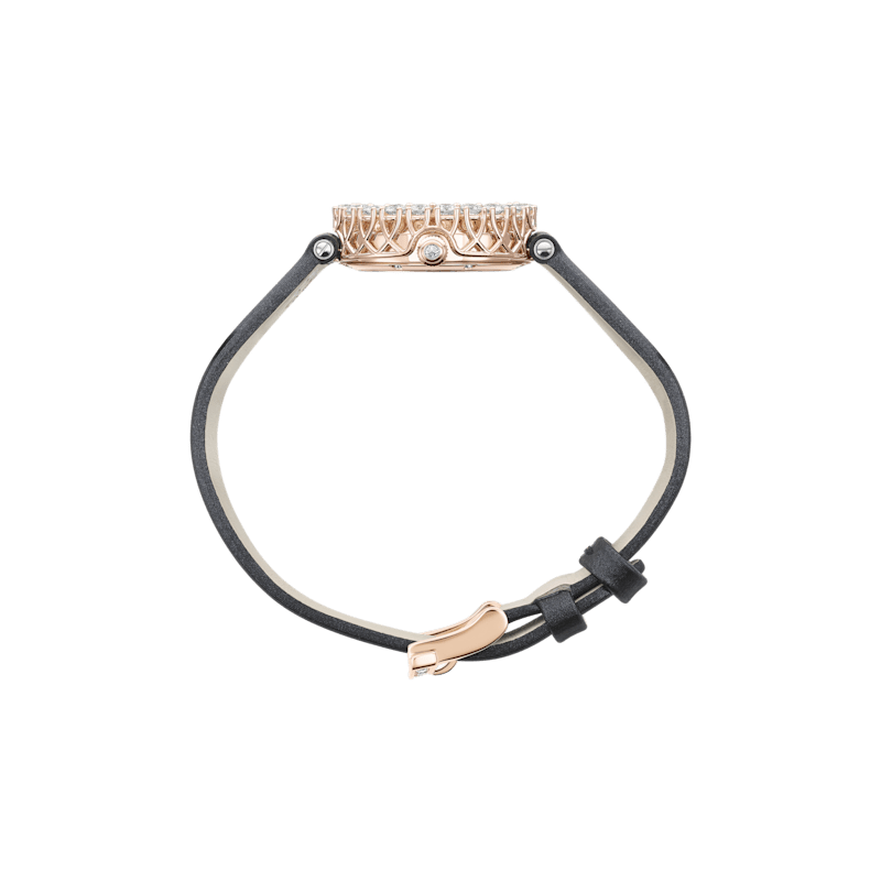 Chopard L'Heure du Diamant Damen Diamant Uhr   Seitenansicht