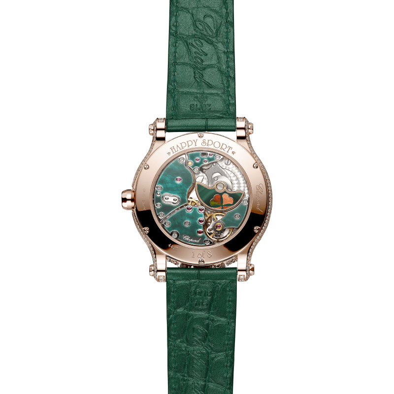 Chopard Happy Sport Women diamond watch BACK