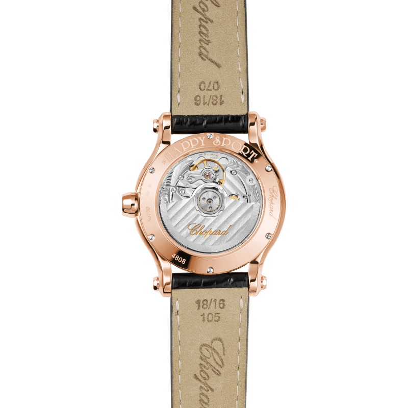 Chopard Happy Sport Women diamond watch BACK
