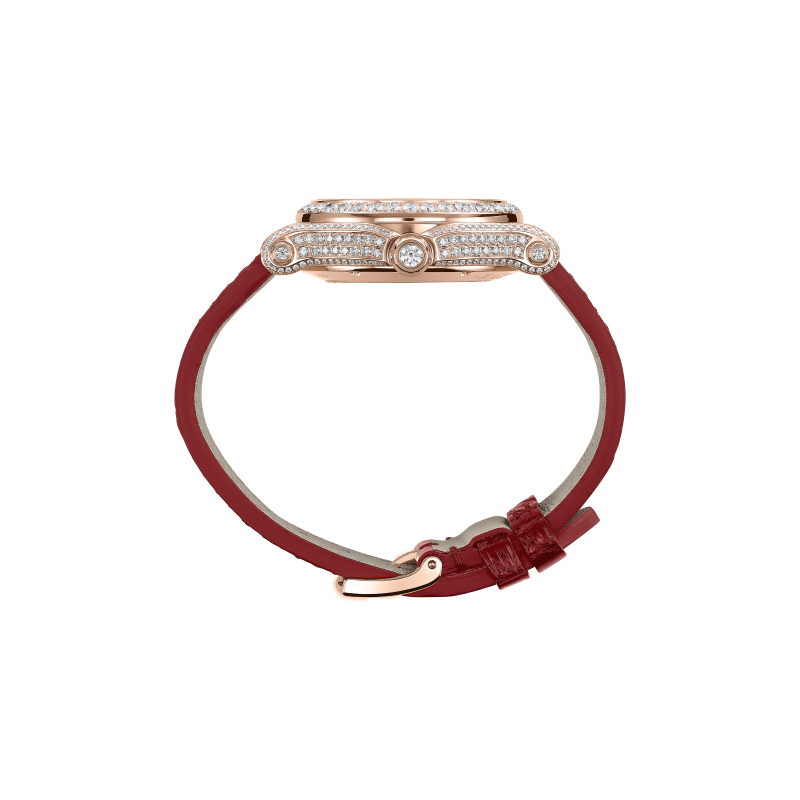 Chopard Happy Sport Women diamond watch SIDE