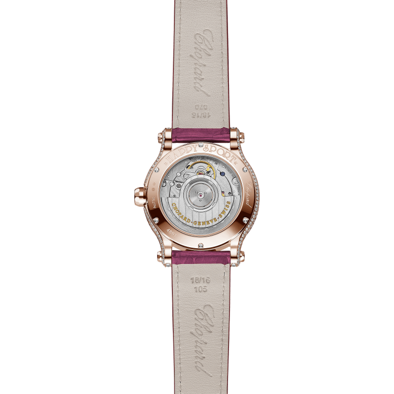 Chopard Happy Sport Women diamond watch BACK