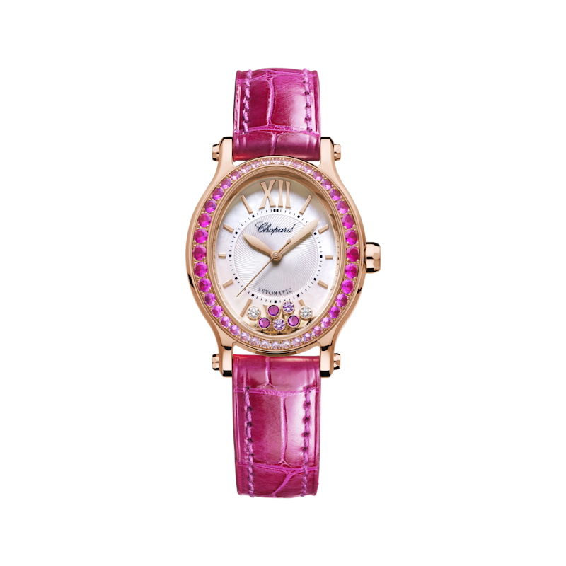 Chopard Happy Sport Damen Diamant Uhr Vorderansicht