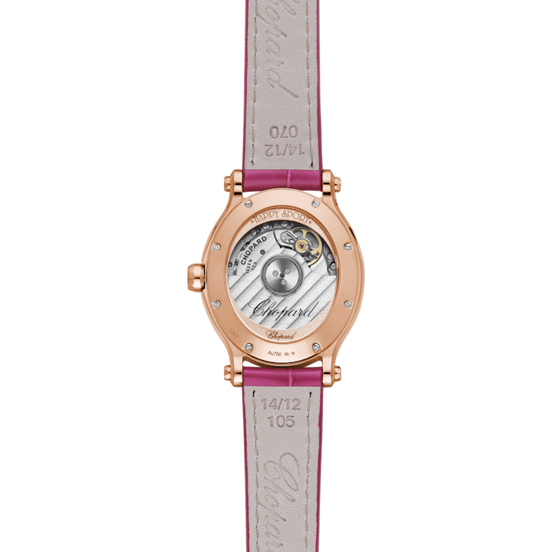 Chopard Happy Sport Damen Diamant Uhr  R&uuml;ckansicht